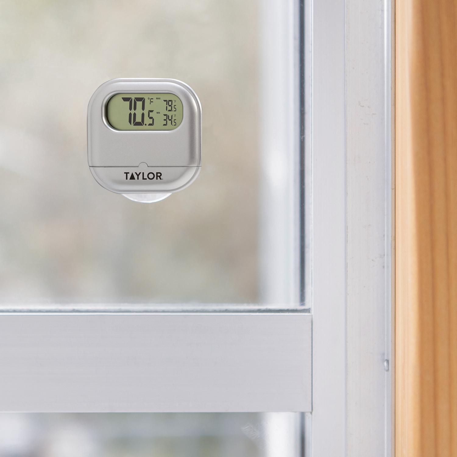 Taylor Digital Thermometer Plastic Assorted 2.76 in.