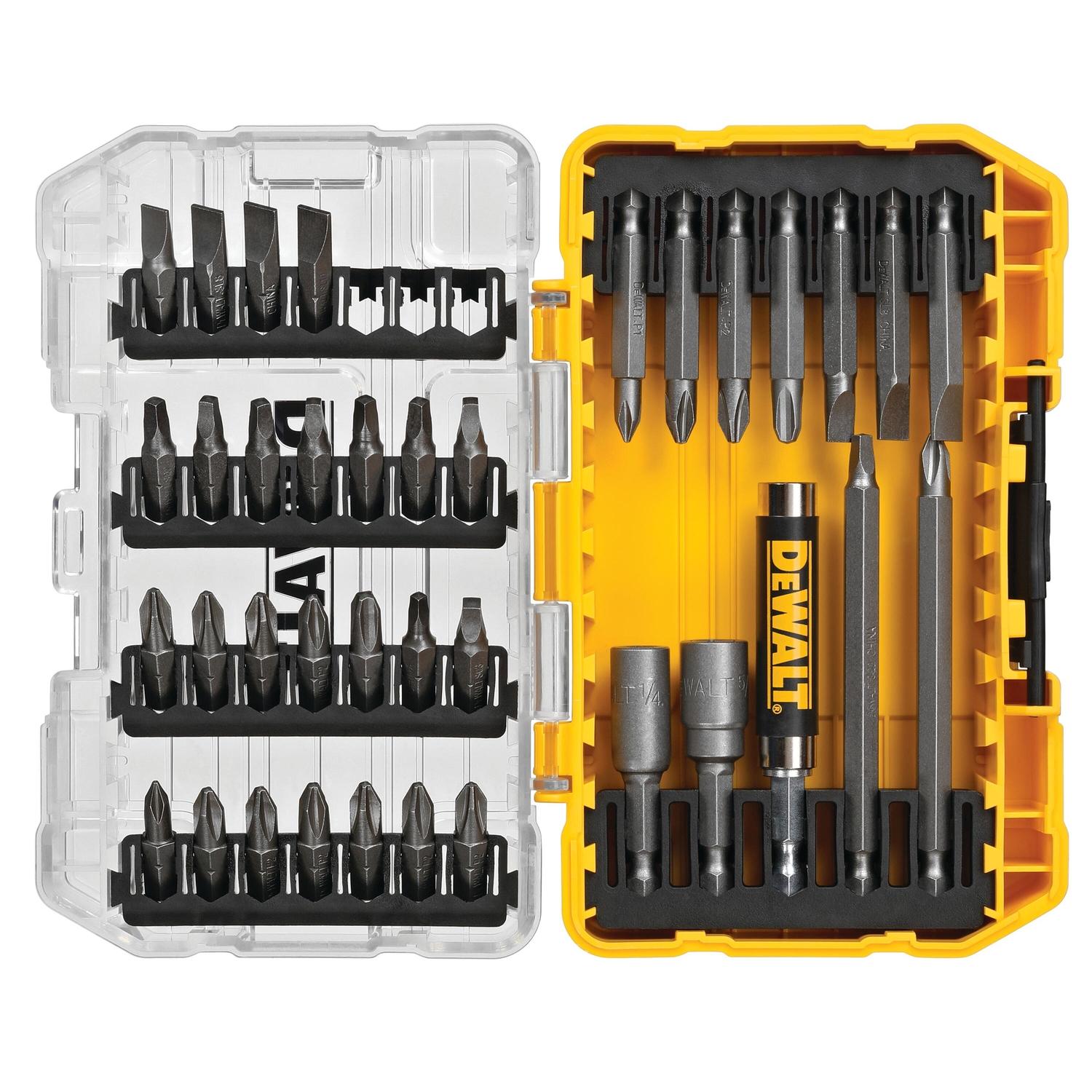 DEWALT Screwdriving Set Heat-Treated Steel 37 pc