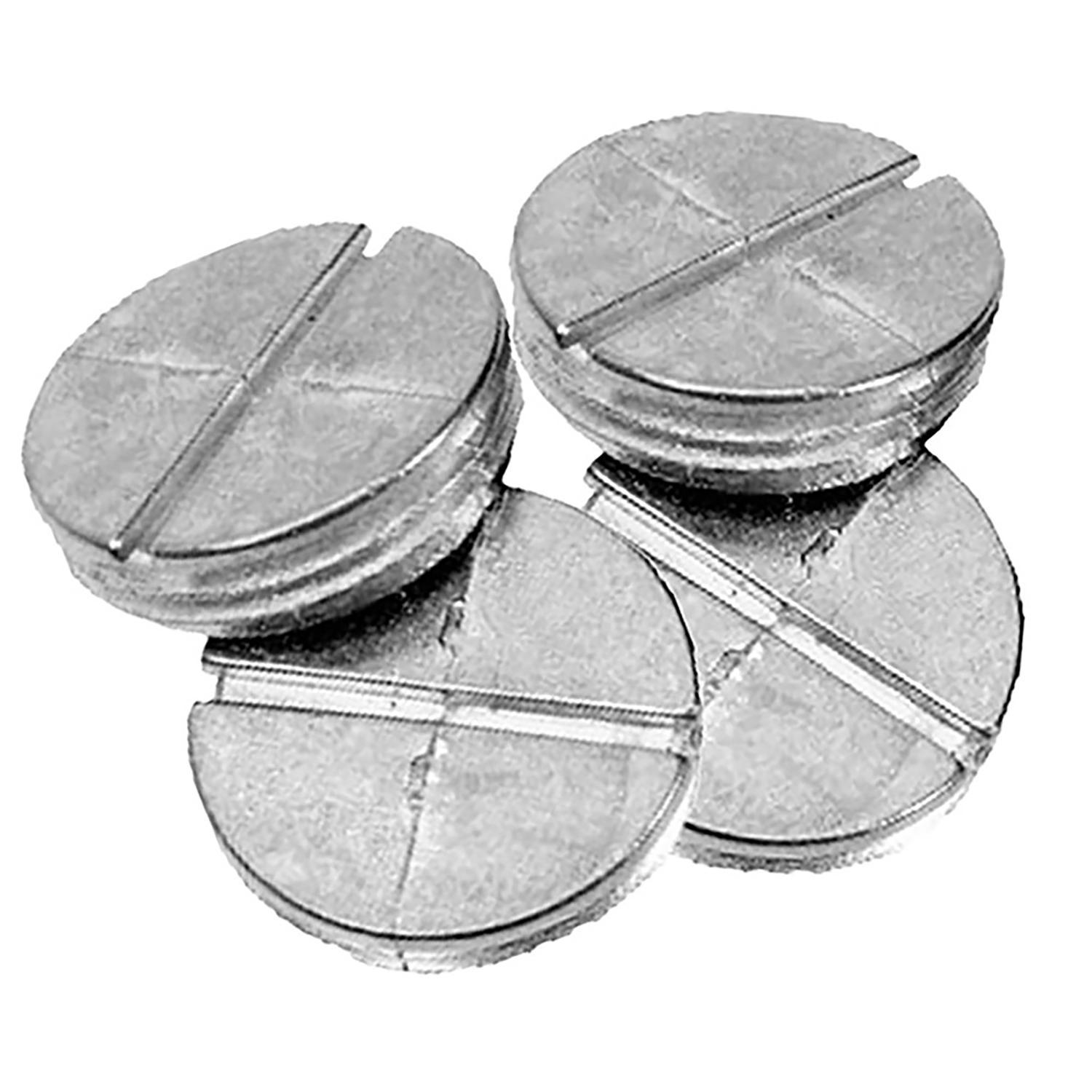 Sigma Engineered Solutions Round Die-Cast Zinc 0.75 in. H X 1/2 in. W Closure Plug