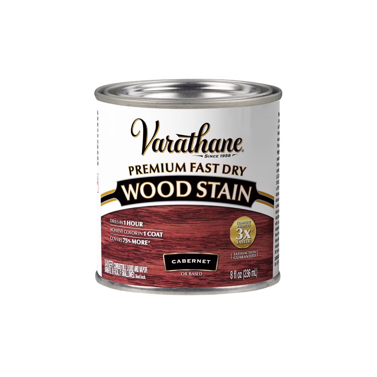 Varathane Premium Cabernet Oil-Based Fast Dry Wood Stain 1/2 pt