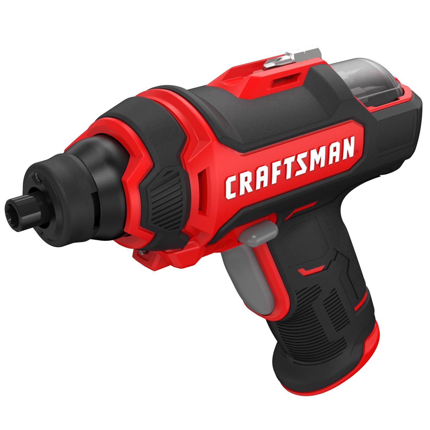 CRAFTSMAN 4V MAX Cordless Powered Screwdriver Kit (Battery & Charger)