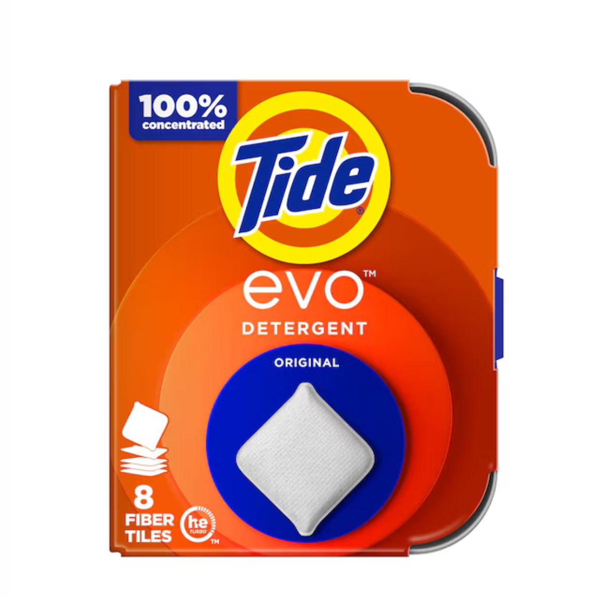 Tide Evo Laundry Detergent Fiber Tiles Original Scent - 8 Count