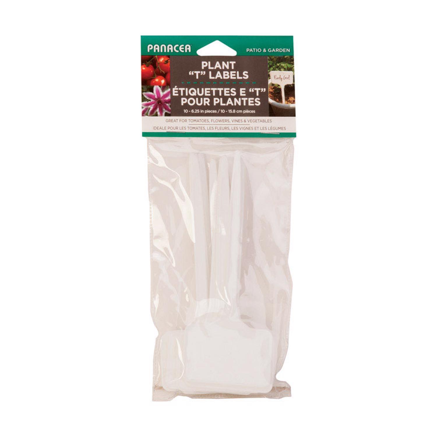 Panacea 6 in. H X 2.25 inch ft. W White Plastic Plant Label