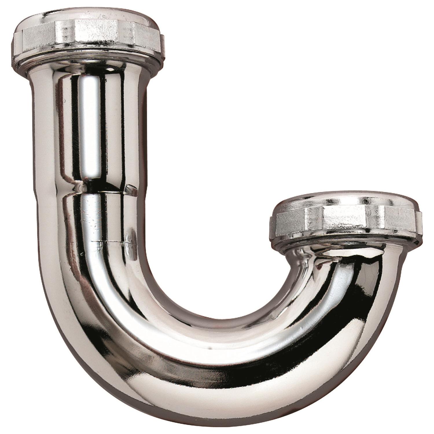 Ace 1-1/2 in. D Chrome Plated Brass J Bend
