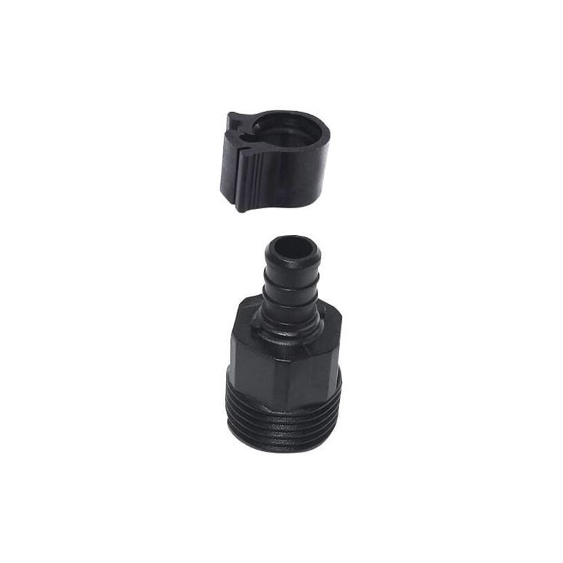 Flair-It PEXLock 1/2 in. PEX X 3/4 in. D PEX Plastic Garden Hose Swivel