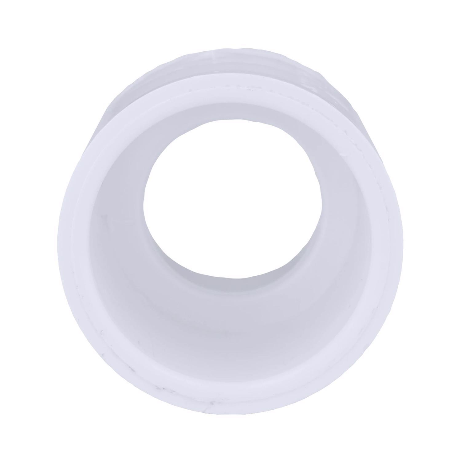 Charlotte Pipe Schedule 40 1 in. Slip X 3/4 in. D Slip PVC Coupling 1 pk