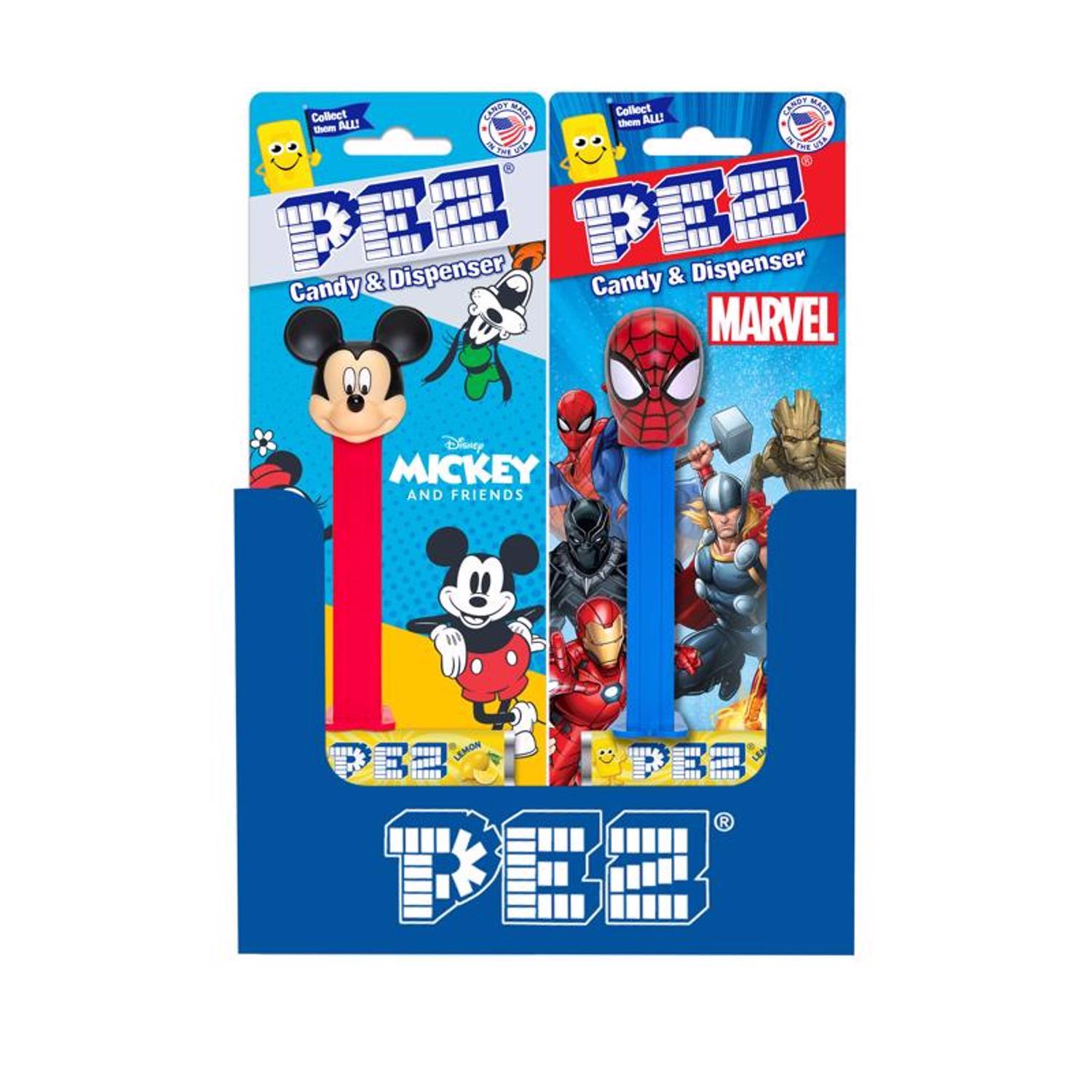 PEZ Favorites Assorted Candy and Dispenser 1.87 oz