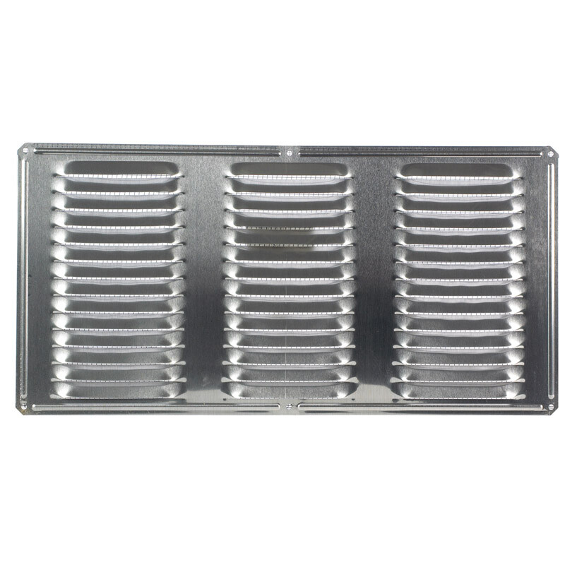 Air Vent Undereave Vent 16in. x 8in. 56 Sq." 15in. x 7in. Aluminum Mill