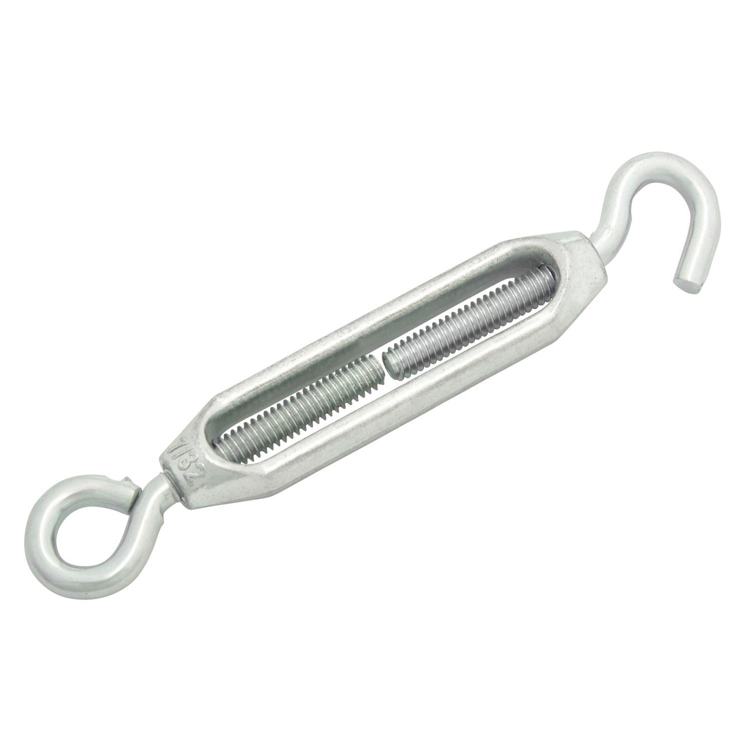Hampton Zinc-Plated Aluminum/Steel 0.185 in. D Turnbuckle 120 lb 4-3/4 in. L