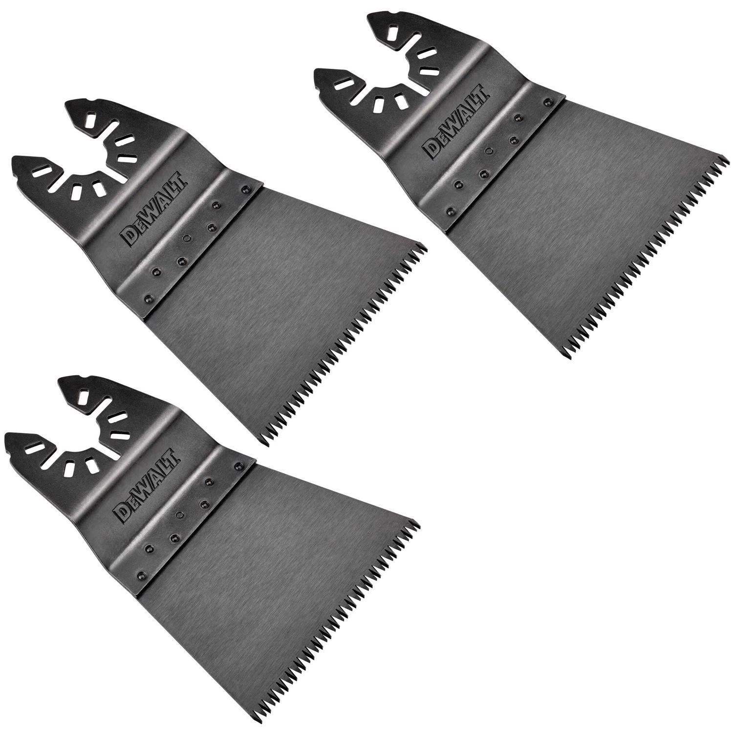DeWalt Universal Fitment High Carbon Steel Precision Tooth Oscillating Blade Set 3 Pieces
