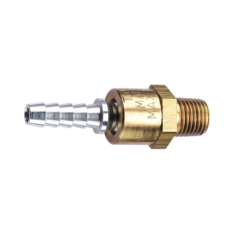 Tru-Flate Brass Air Line Swivel Fitting 1/4 in. Male 1 pc