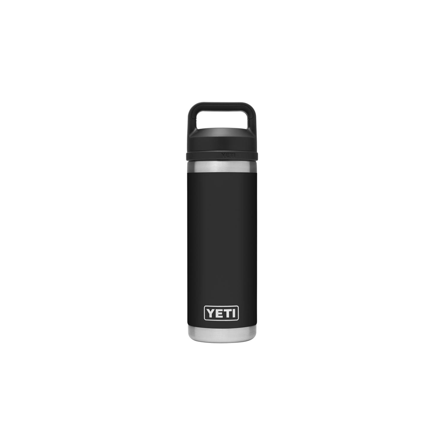 YETI Rambler 18 oz Black BPA Free Bottle with Chug Cap