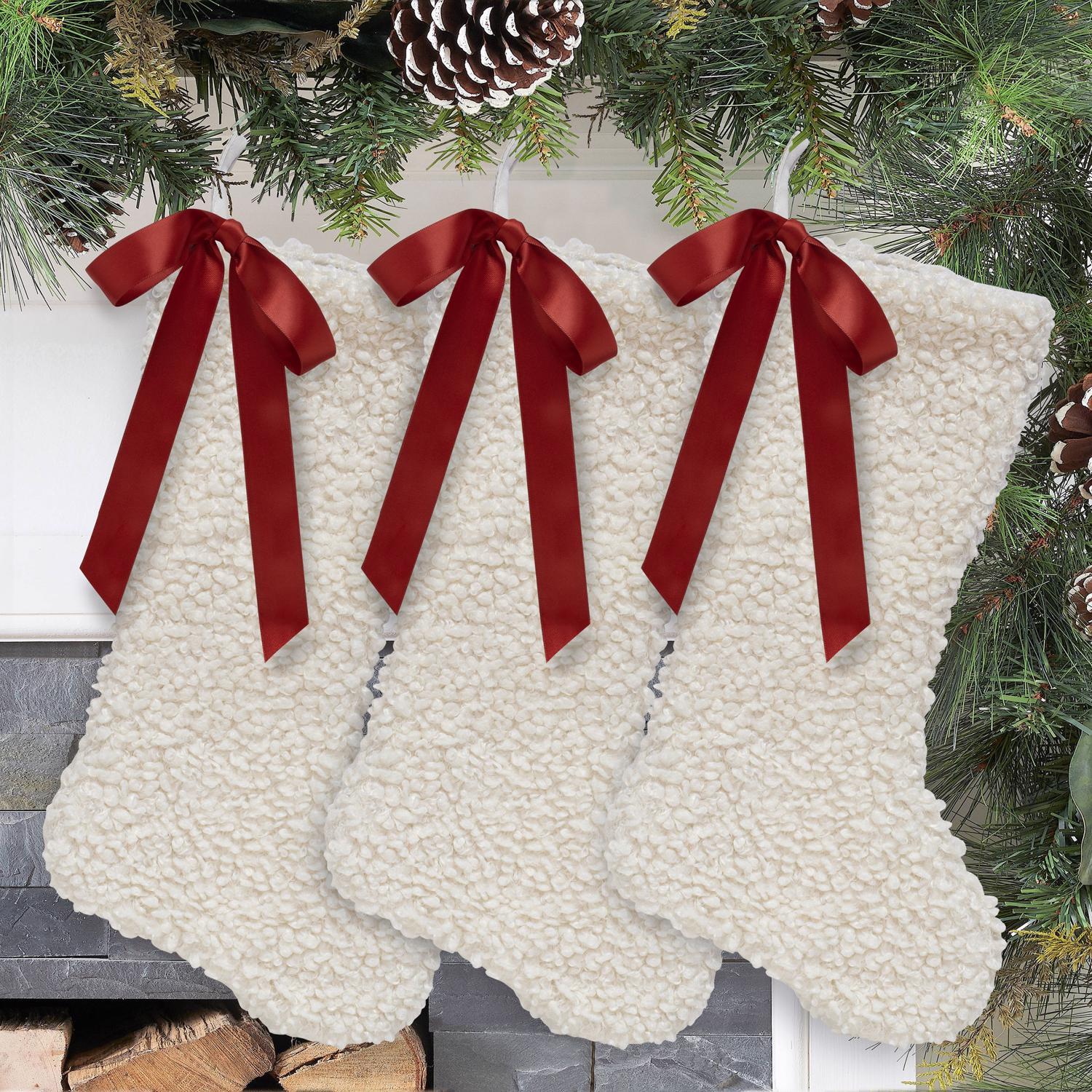 Dyno Red DBL Face Satin Christmas Bow 8 in.