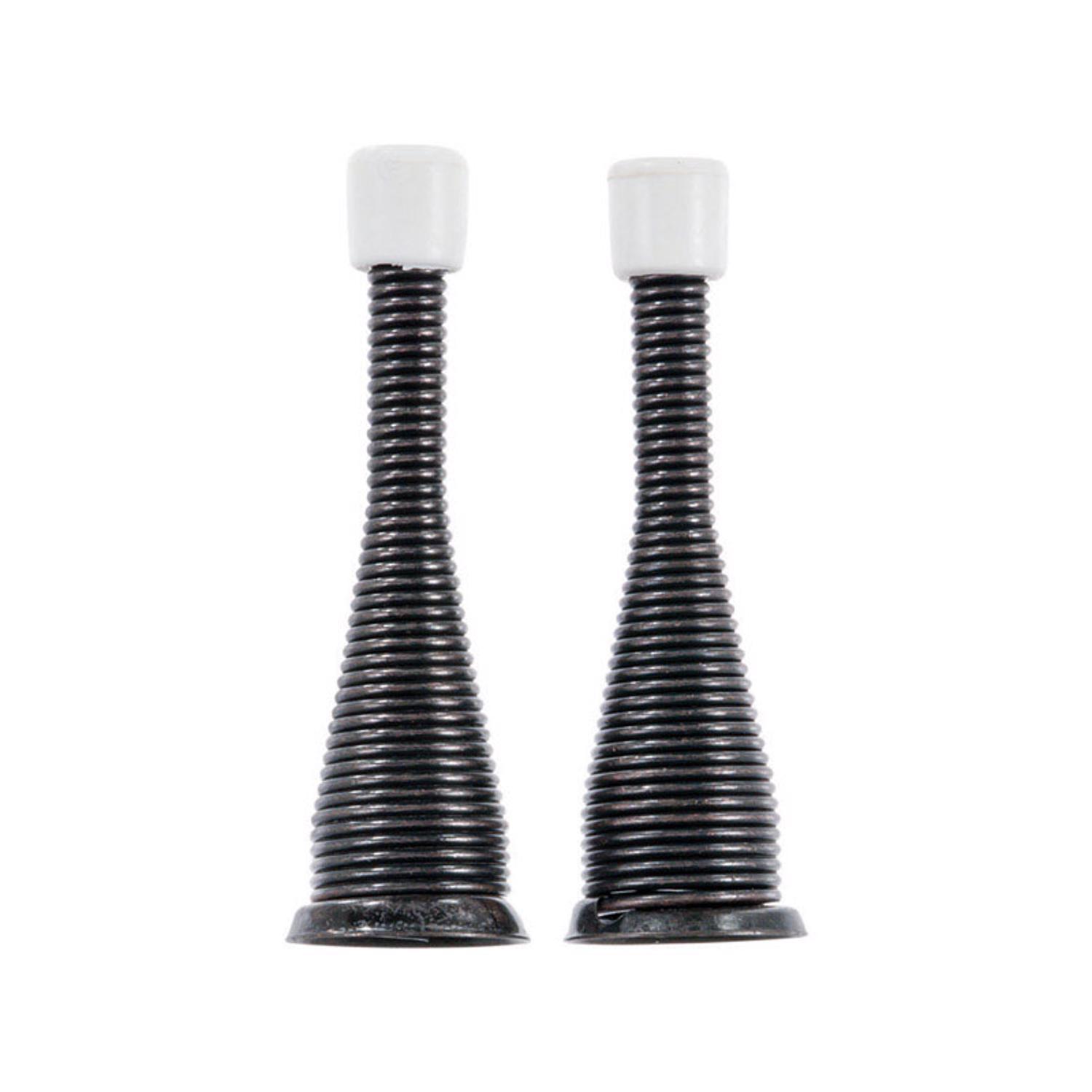 Ace 3 in. W Metal Oil Rubbed Bronze Bronze Spring Broad Base Door Stop Mounts to door and wall 1/8 i