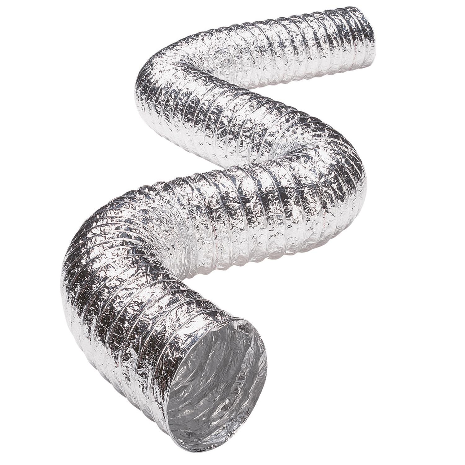 Deflect-O Supurr-Flex 300 in. L X 4 in. D Silver Aluminum Dryer Transition Duct