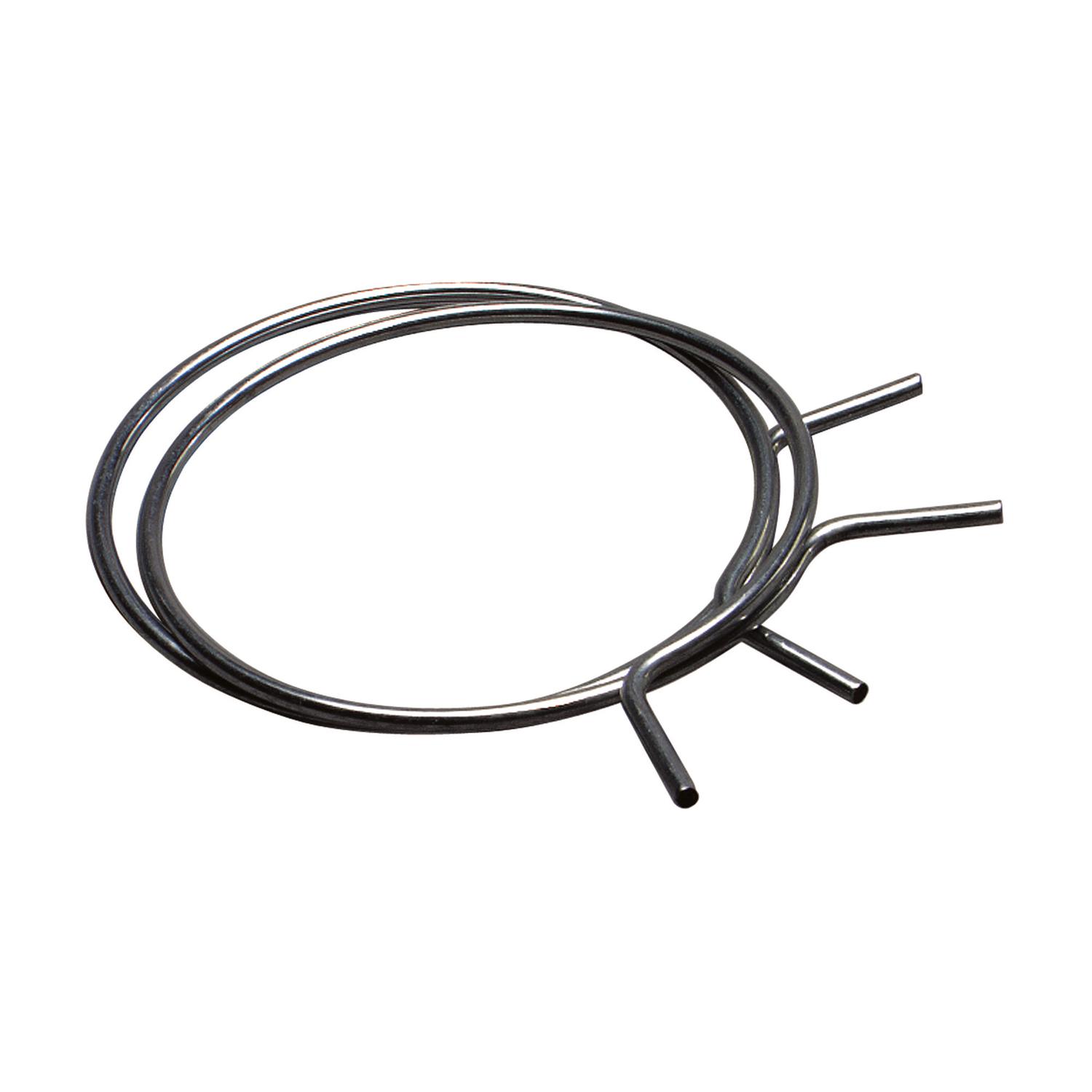 Ace 3 in to 4 in. Silver Spring Tension Clamps Metal