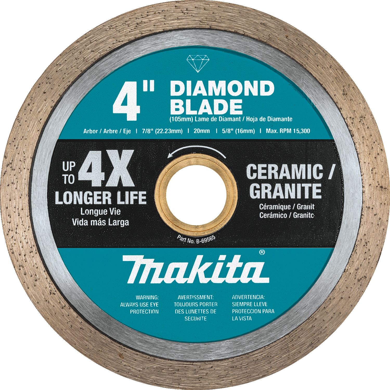 Blade Diamond Mak 4" Cont Rim
