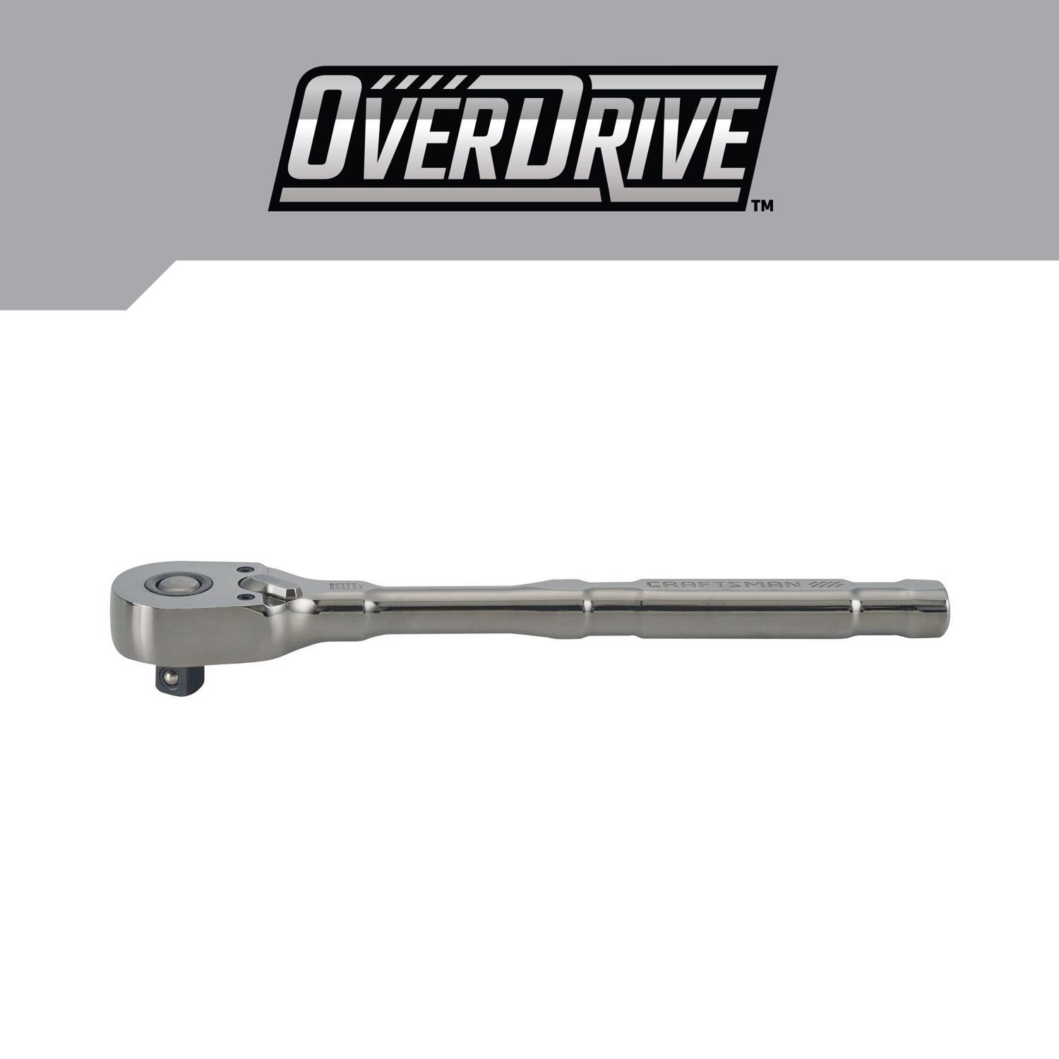 Craftsman Overdrive 1/2 in. drive Pear Head Ratchet 180 teeth