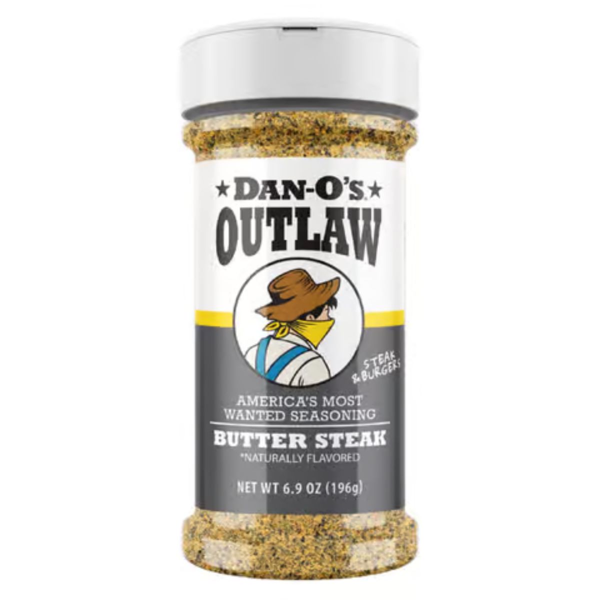 Dan-O's Outlaw Butter Steak BBQ Seasoning 6.9 oz.