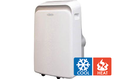 Comfort-Aire 14,000 BTU Portable Air Conditioner, 115 V, 60 Hz, 13500 Btu/hr Cooling, 11000 Btu/hr Heating, 3-Speed