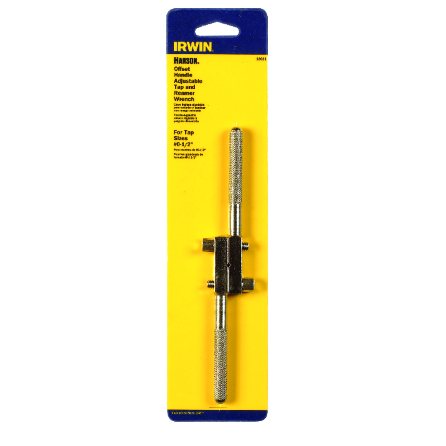 Irwin Hanson High Carbon Steel Adjustable Tap Handle and Reamer Wrench #0 - 1/2 in. 1 pc