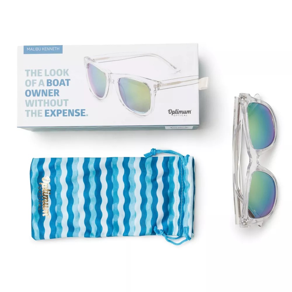 Optimum Optical Wayfarer Frame Sunglasses, Malibu Kenneth