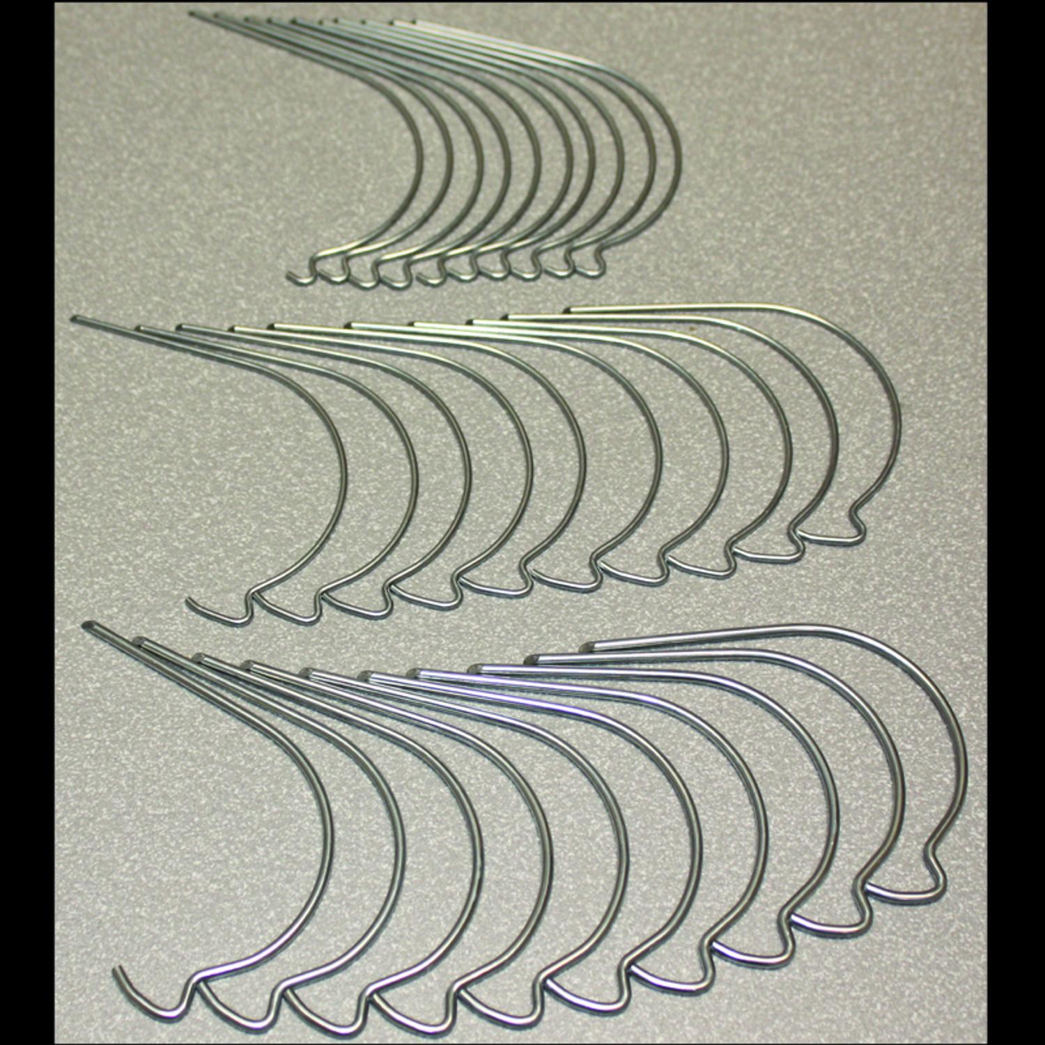 HILLMAN Value & Variety Pack Galvanized Silver Monkey Picture Hanging Set 40 lb 30 pk