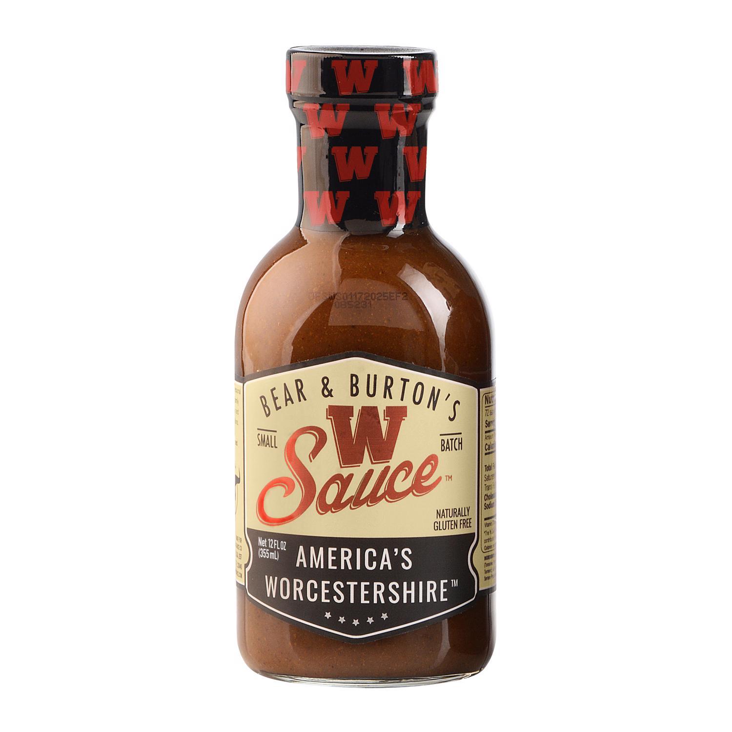 The W Sauce Bear & Burton's America's Worcestershire Sauce 12 oz