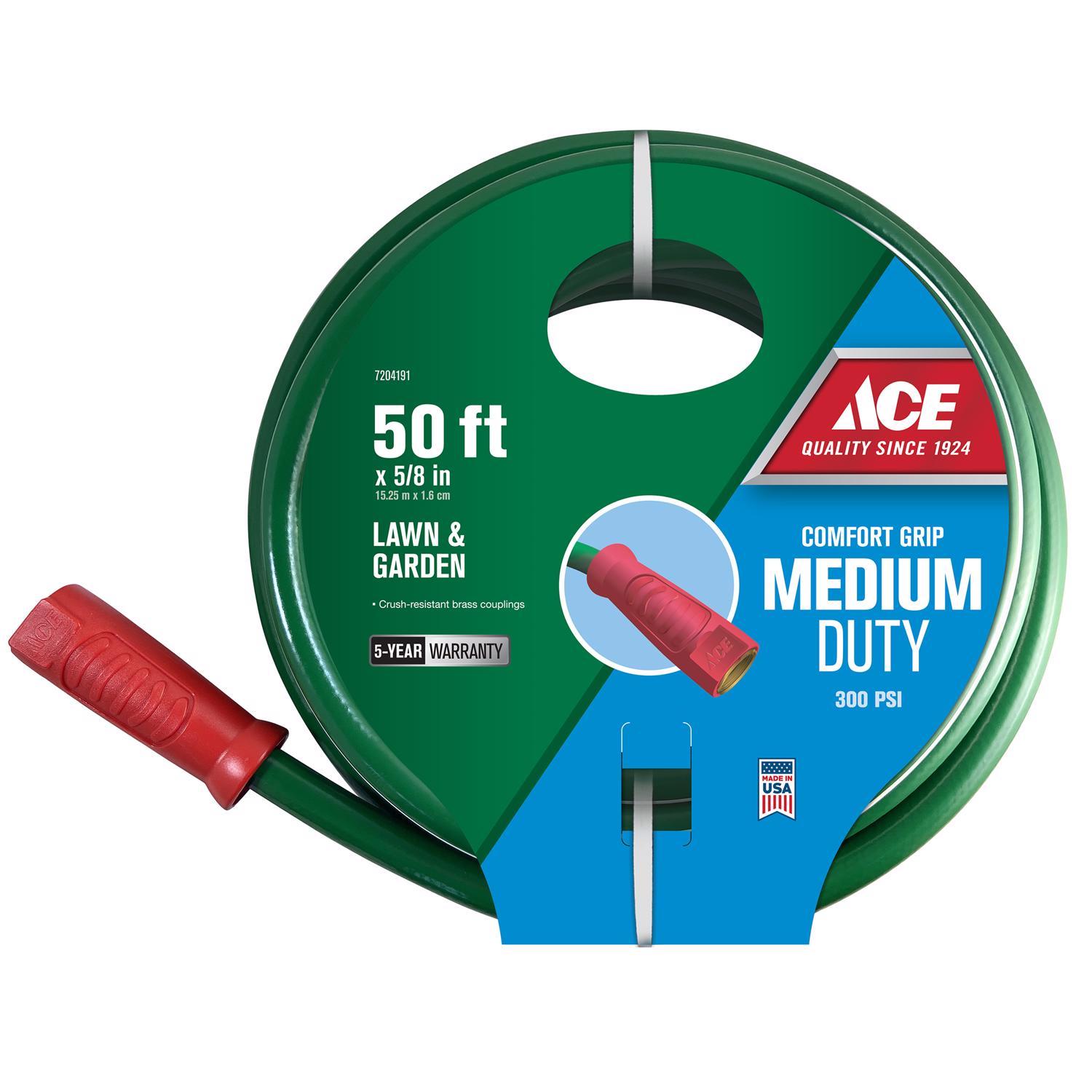 Ace 5/8 in. D X 50 ft. L Medium Duty Coil Garden Hose
