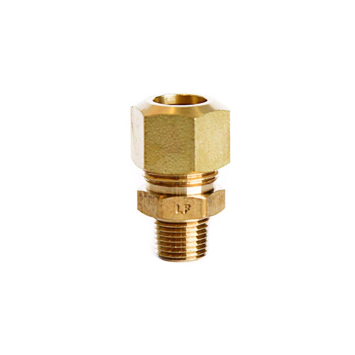 ATC 3/8 in. Compression 1/8 in. D MPT Brass Connector