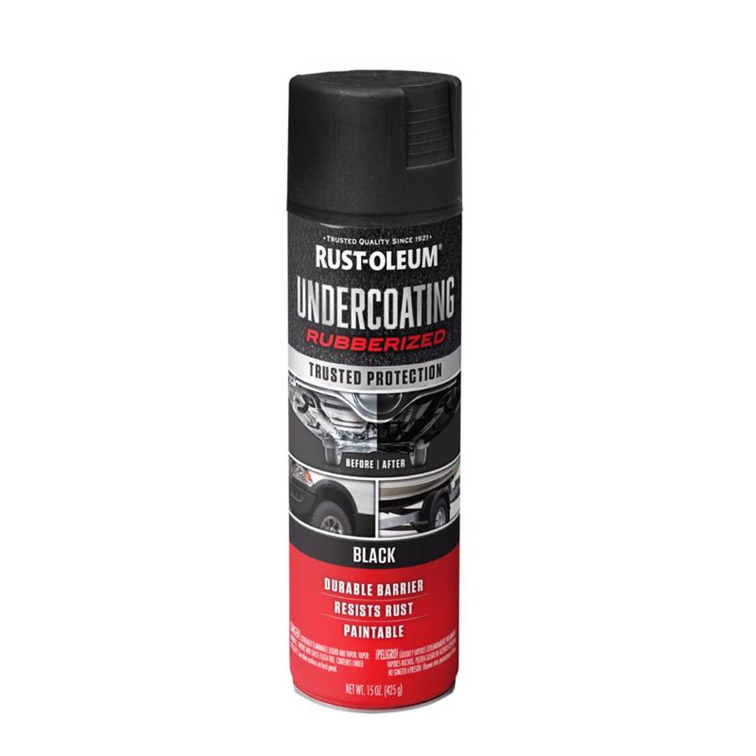 Rust-Oleum Automotive Flat/Matte Black Professional Grade Undercoating 15 oz