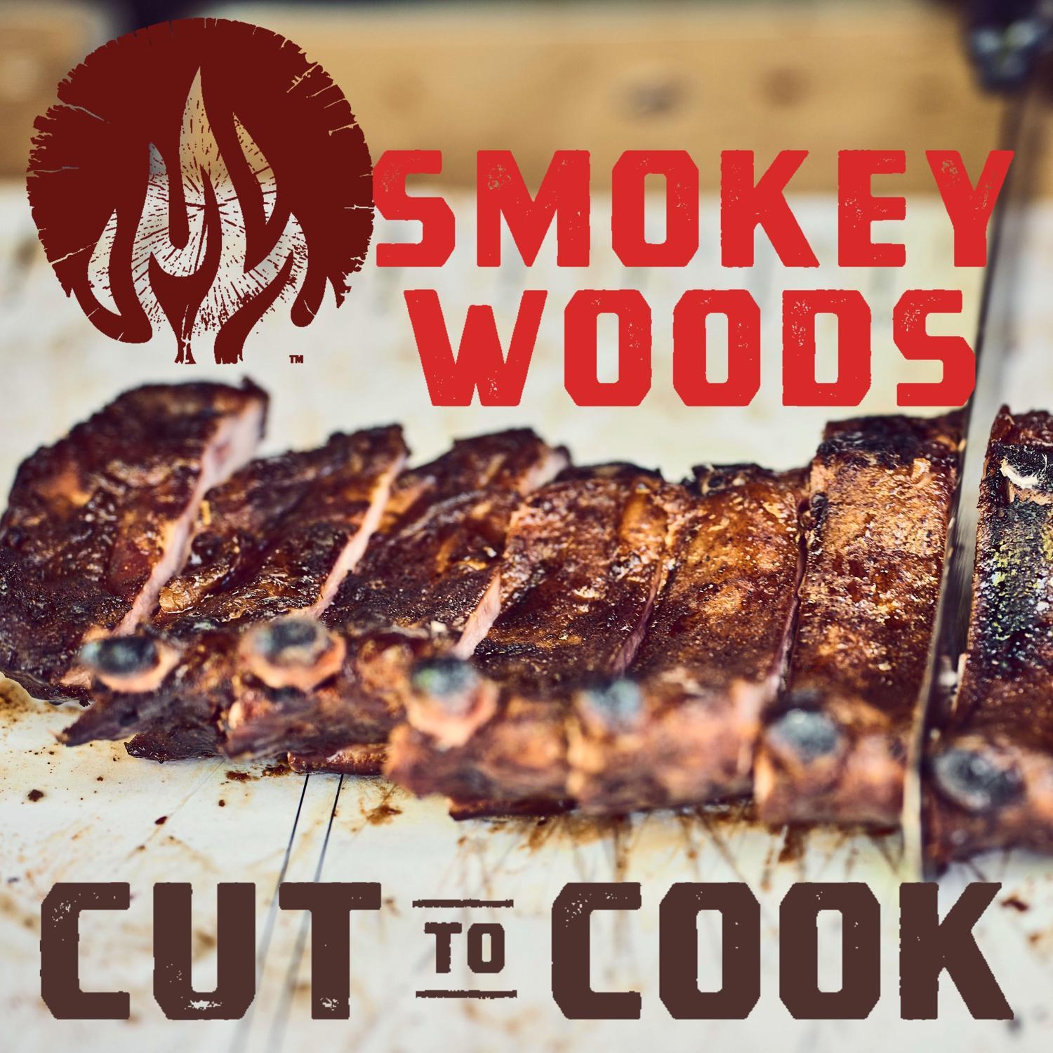 Smokey Woods All Natural Hickory Wood Smoking Chunks 350 cu in