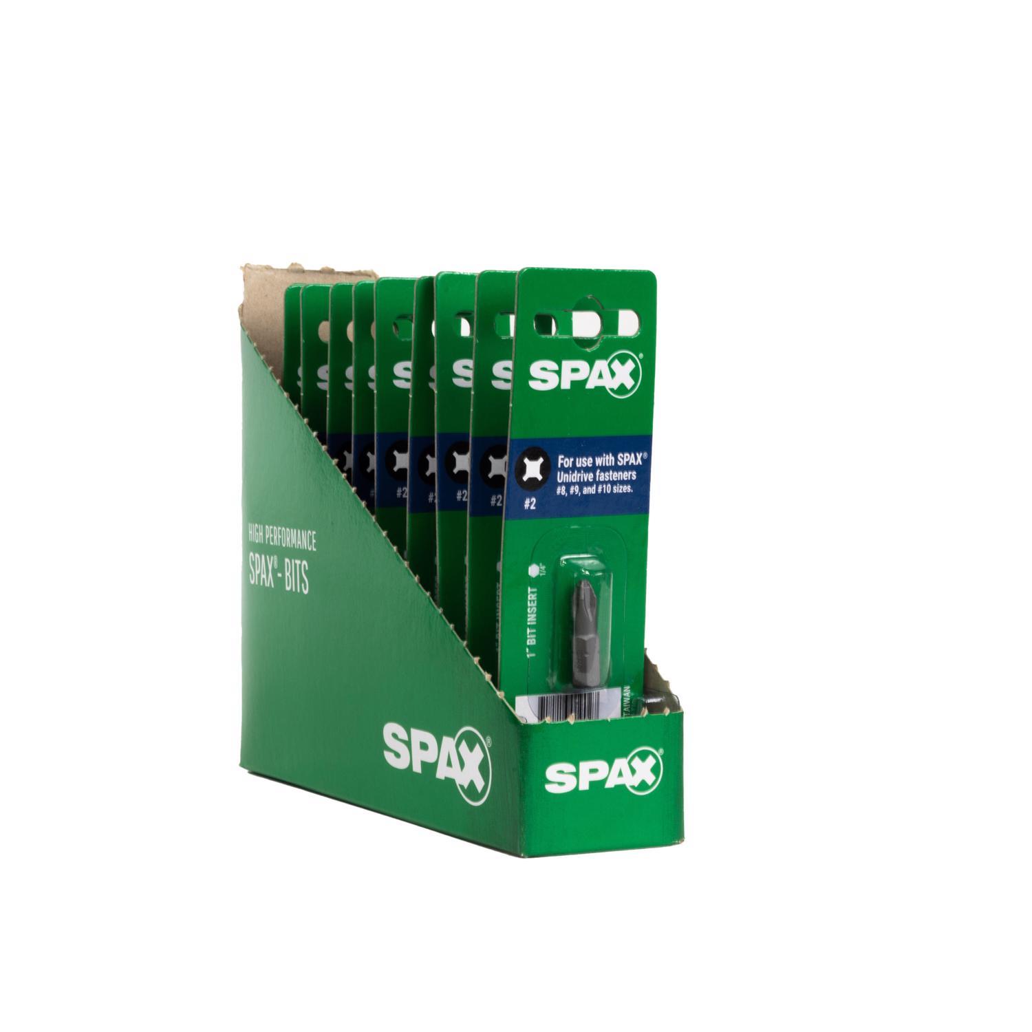 SPAX Phillips/Square Bit Driver 1 in. 1 pc