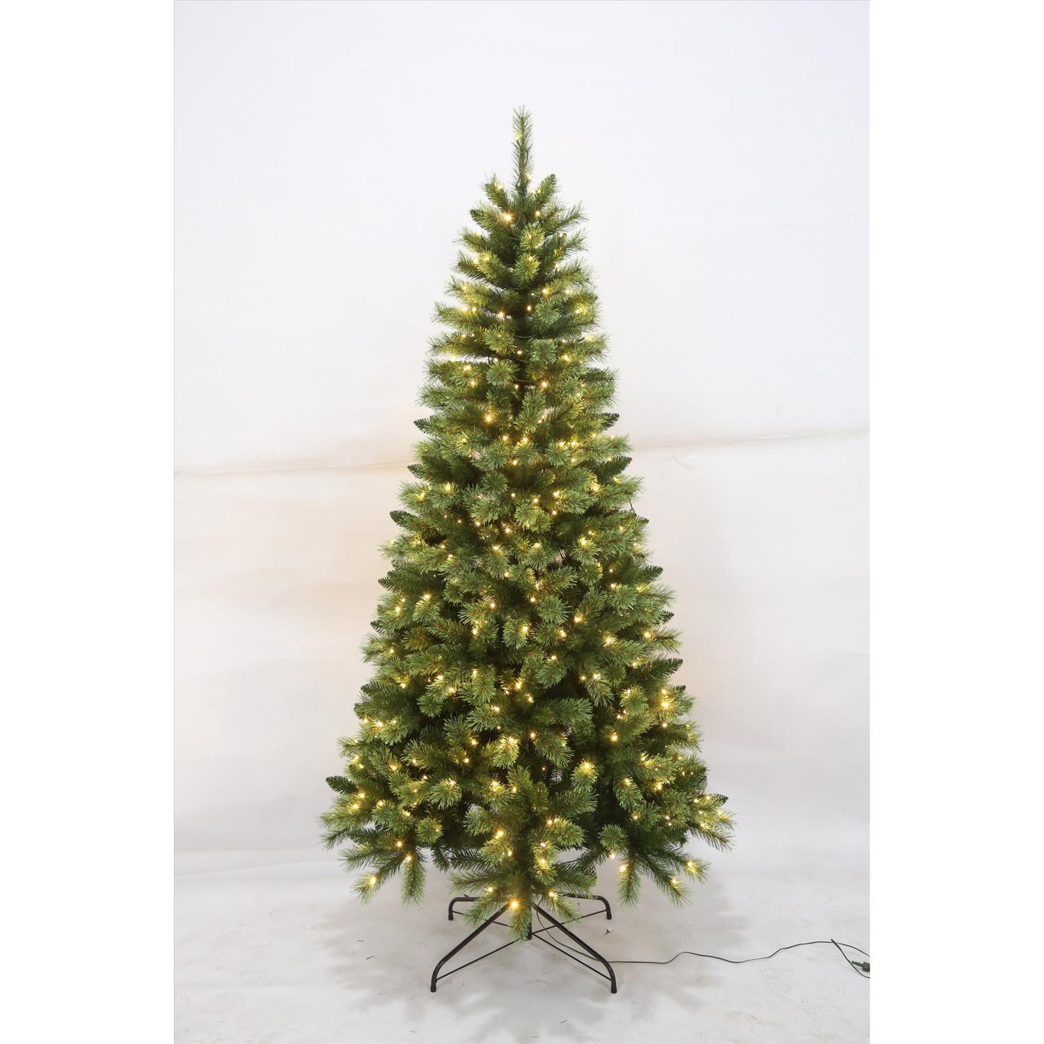 Celebrations 7 ft. Full LED 400 ct Cashmere Pine Color Changing Christmas Tree