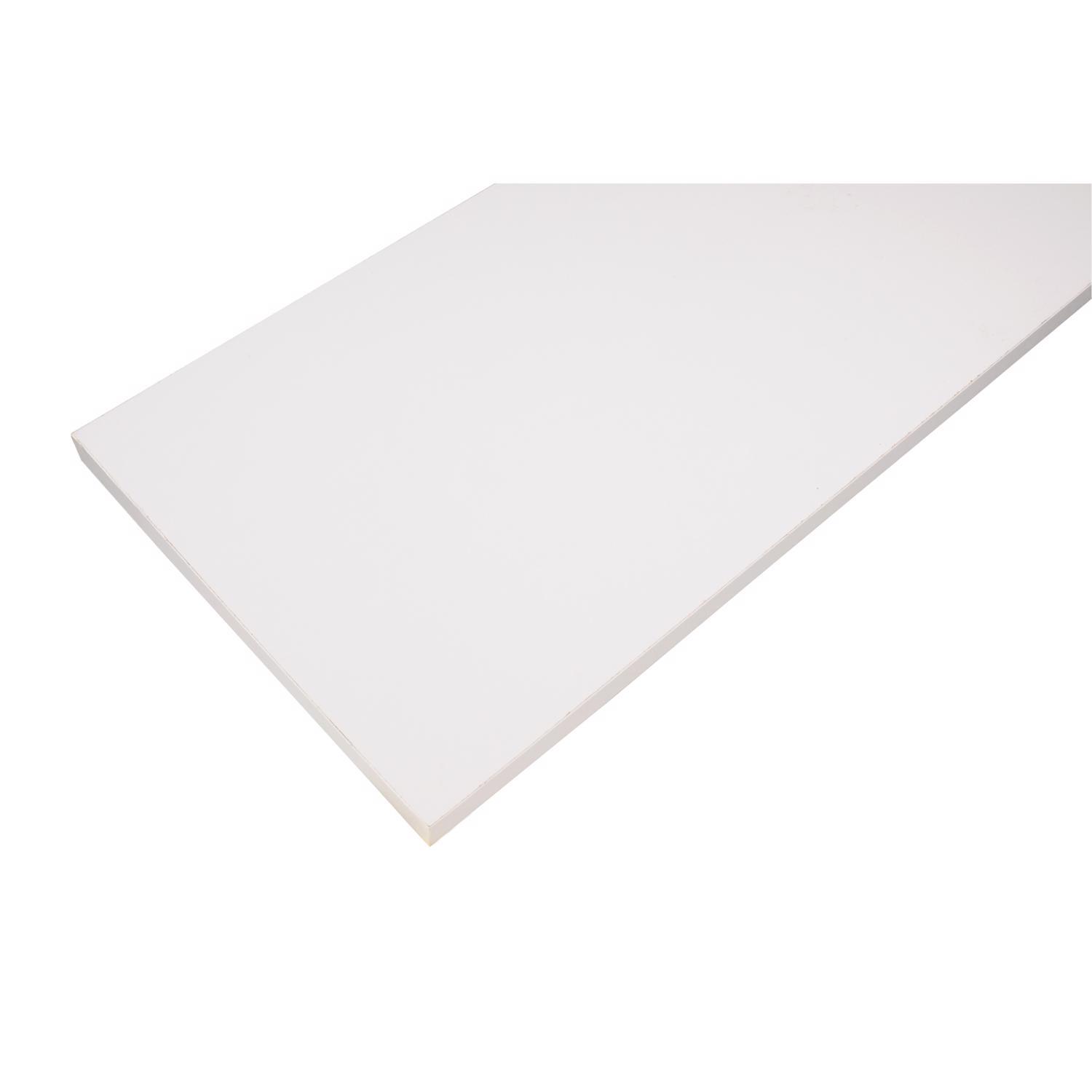 Rubbermaid 5/8 in. H X 24 in. W X 10 in. D White Wood Shelf Board
