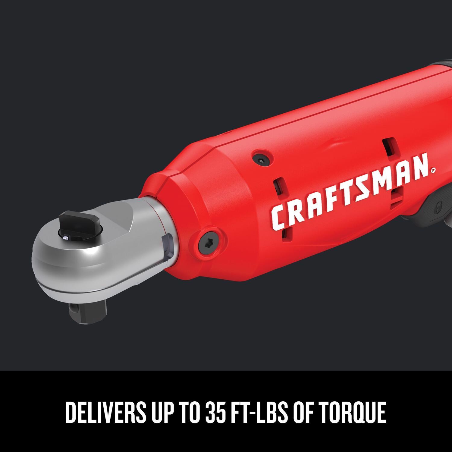 Craftsman V20 3/8 in. Brushed Cordless Ratchet Tool Only