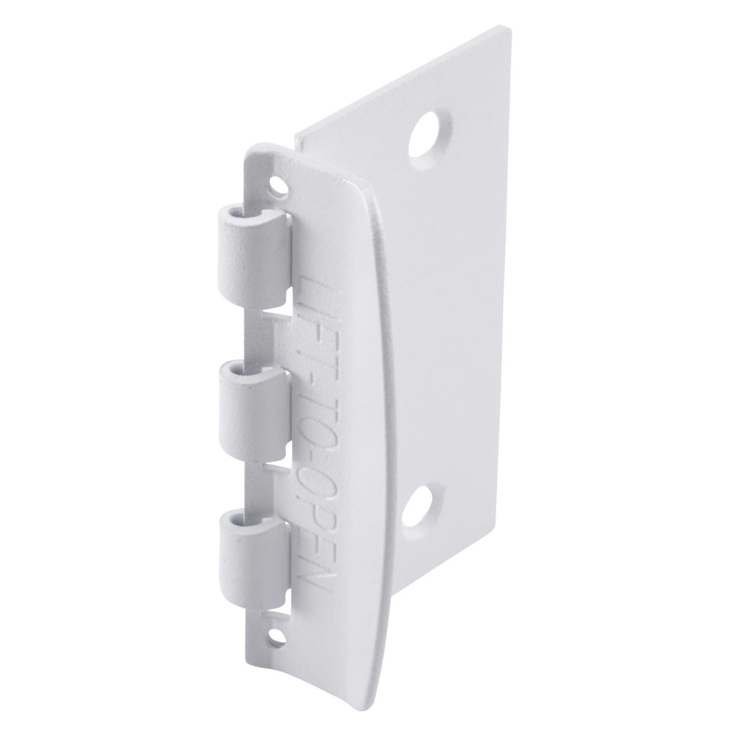 Ace Matte White Steel Door Flip Lock 1 pk