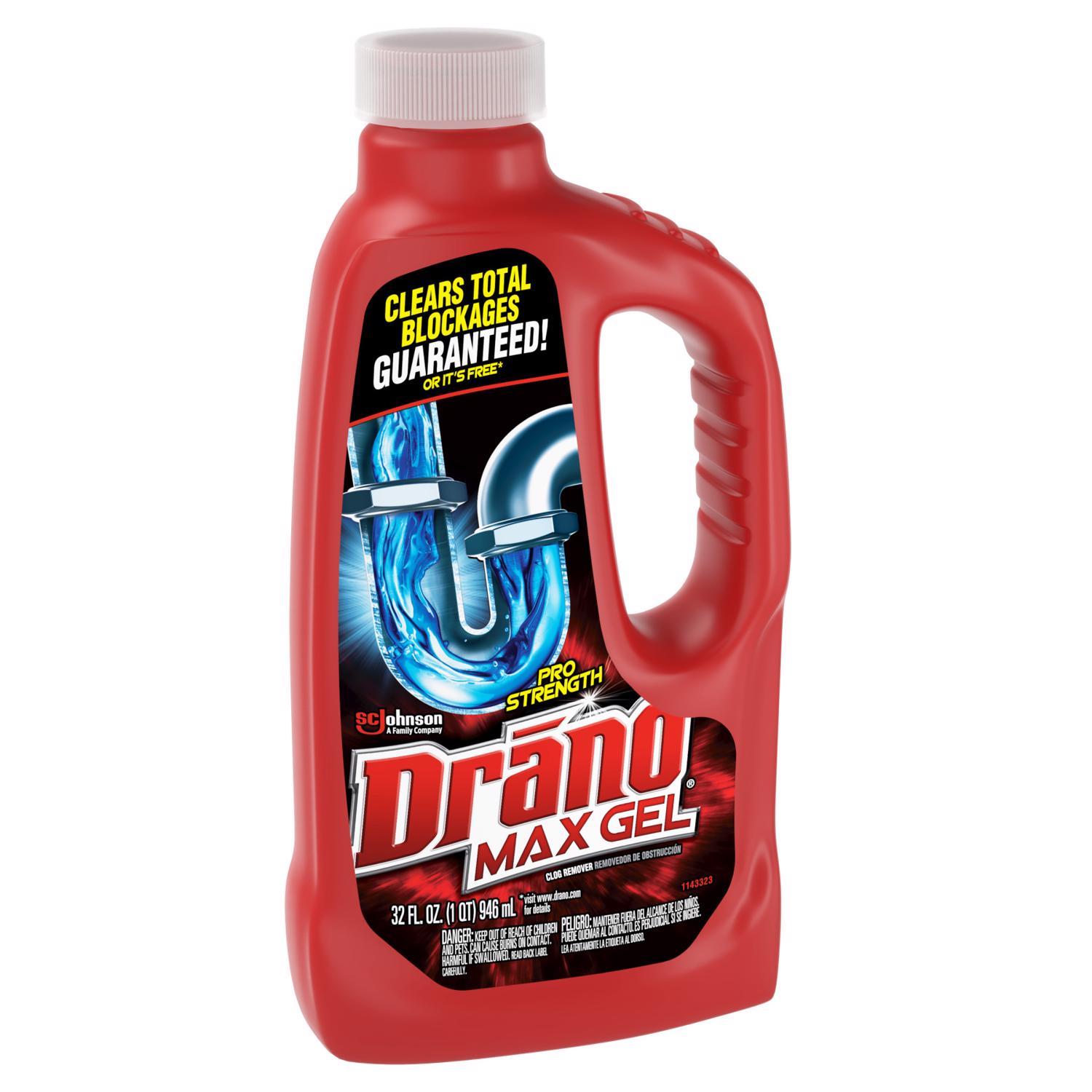 Drano Professional Strength Gel Clog Remover 32 oz