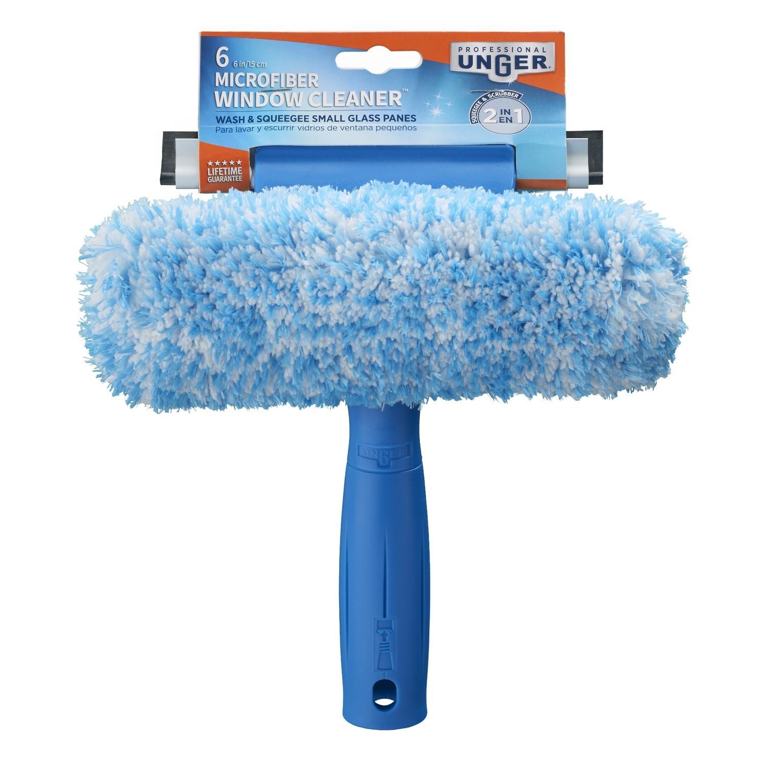 Unger 6 in. Plastic Window Squeegee/Scrubber