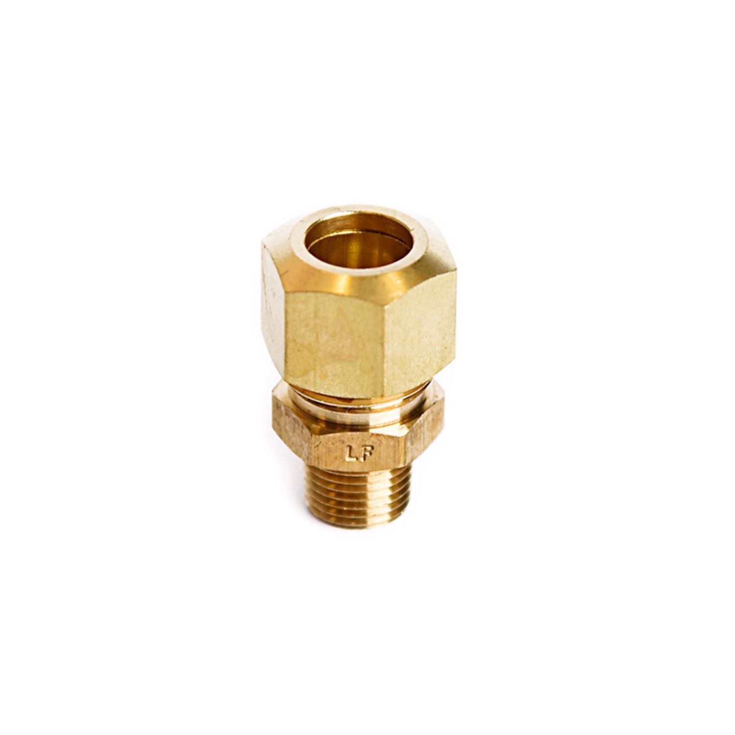 ATC 3/8 in. Compression 1/8 in. D MPT Brass Connector