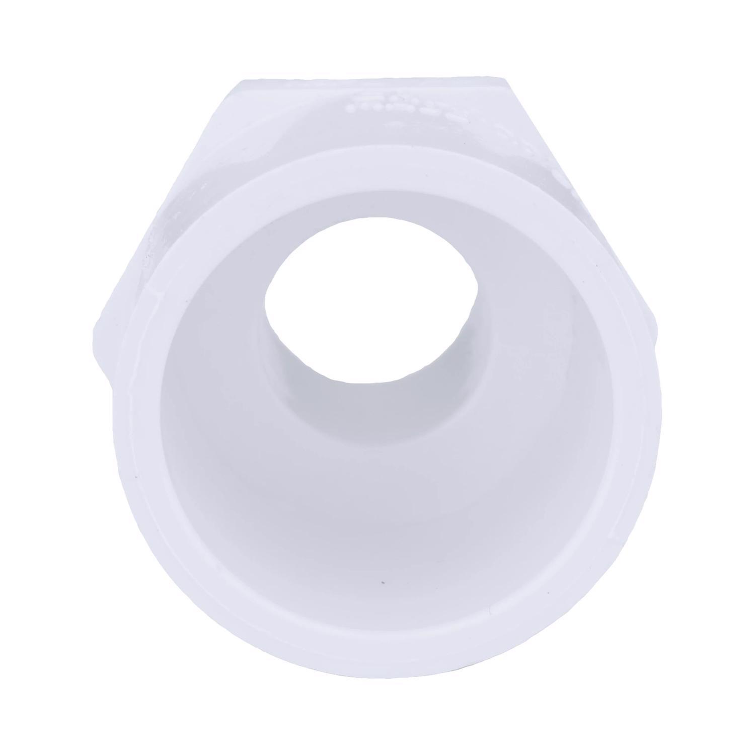 Charlotte Pipe Schedule 40 3/4 in. MPT X 1 in. D Slip PVC Pipe Adapter 1 pk
