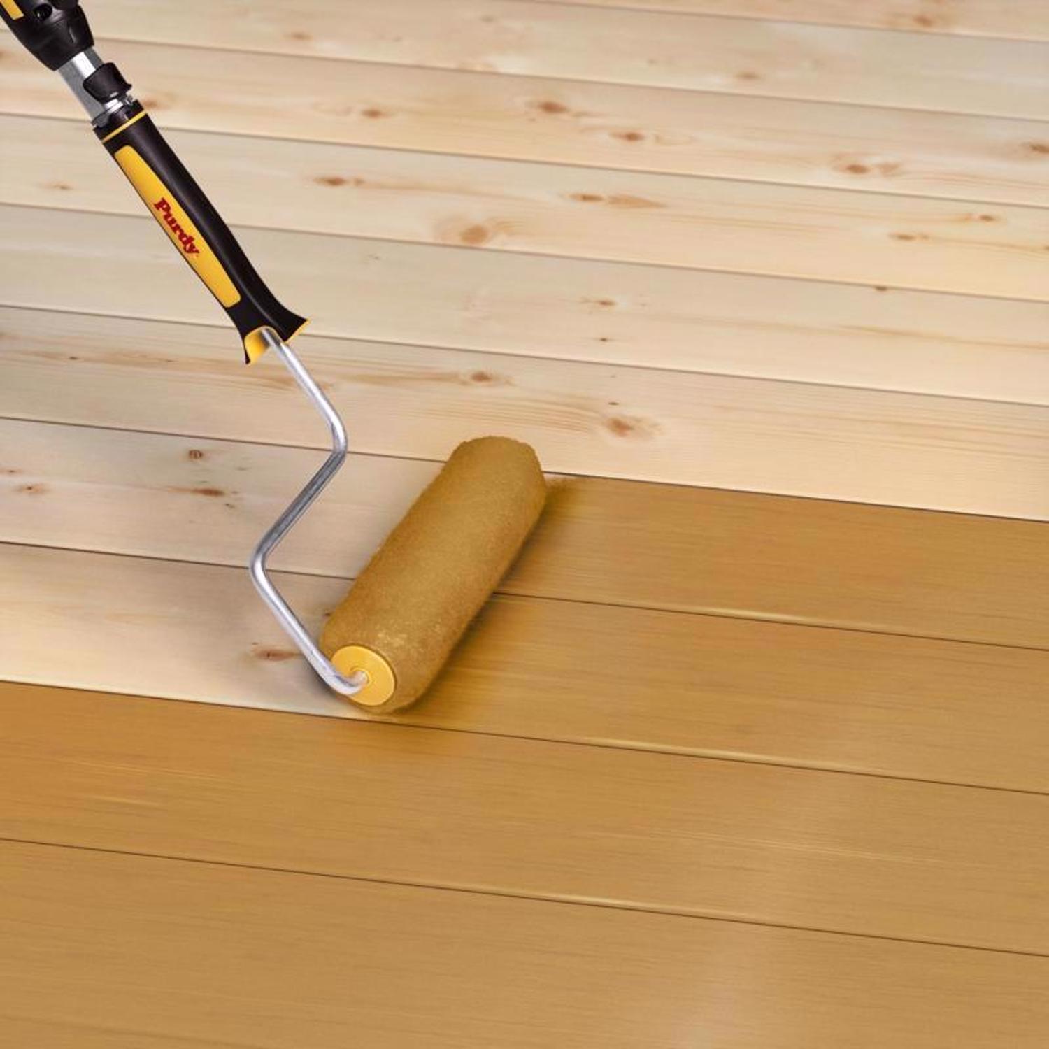 Thompson's WaterSeal Solid Harvest Gold Water-Based Acrylic/Alkyd/Urethane Waterproofing Wood Stain