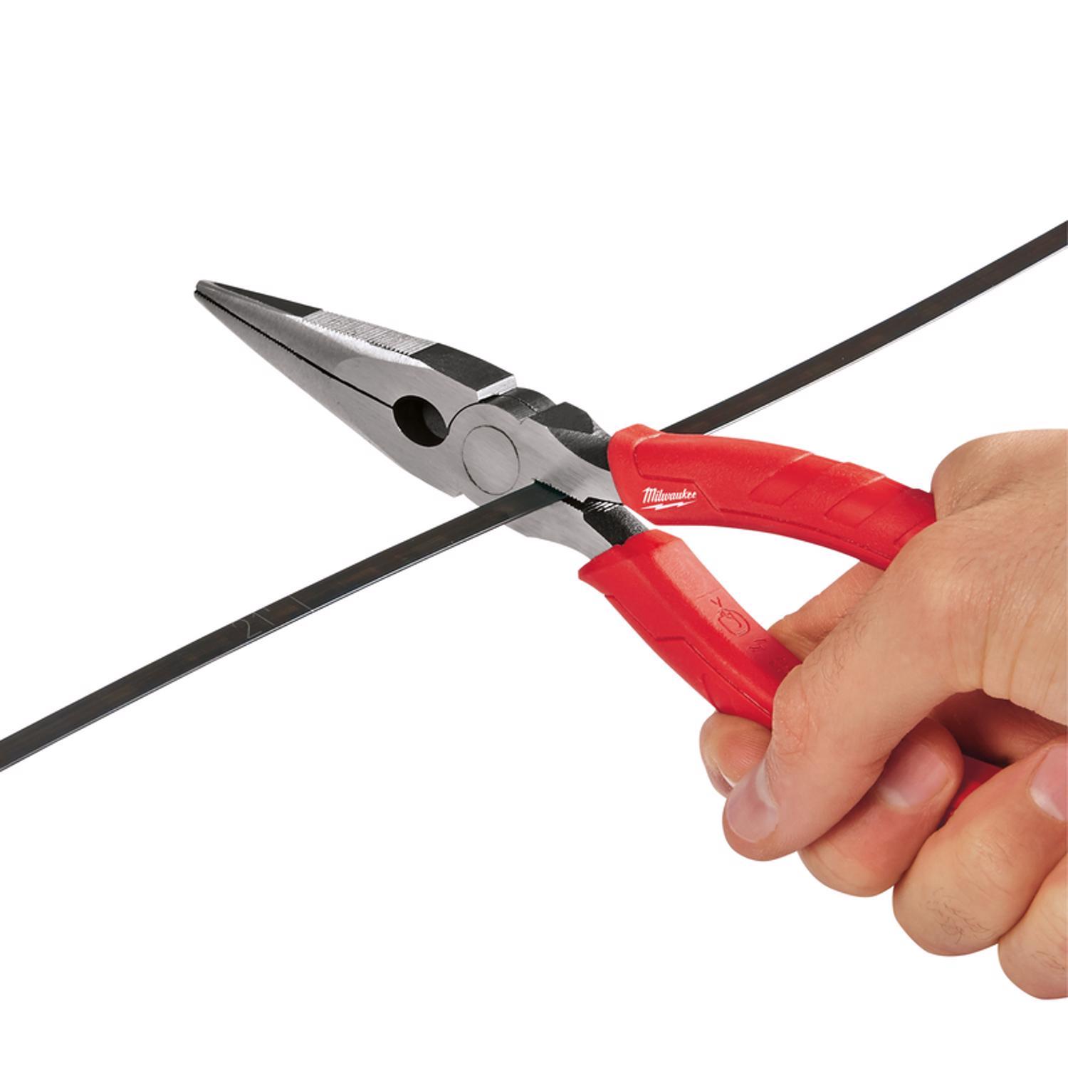 Milwaukee 8 in. Forged Alloy Steel Long Nose Pliers