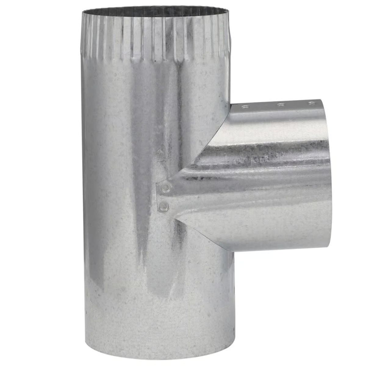 Imperial 3 in. x 3 in. x 3 in. Galvanized Steel Furnace Pipe Tee