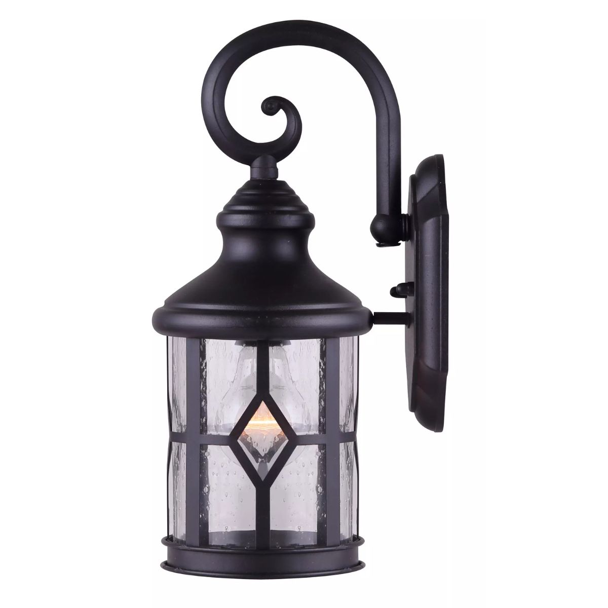 Atlanta 1-Light Outdoor Lantern Black