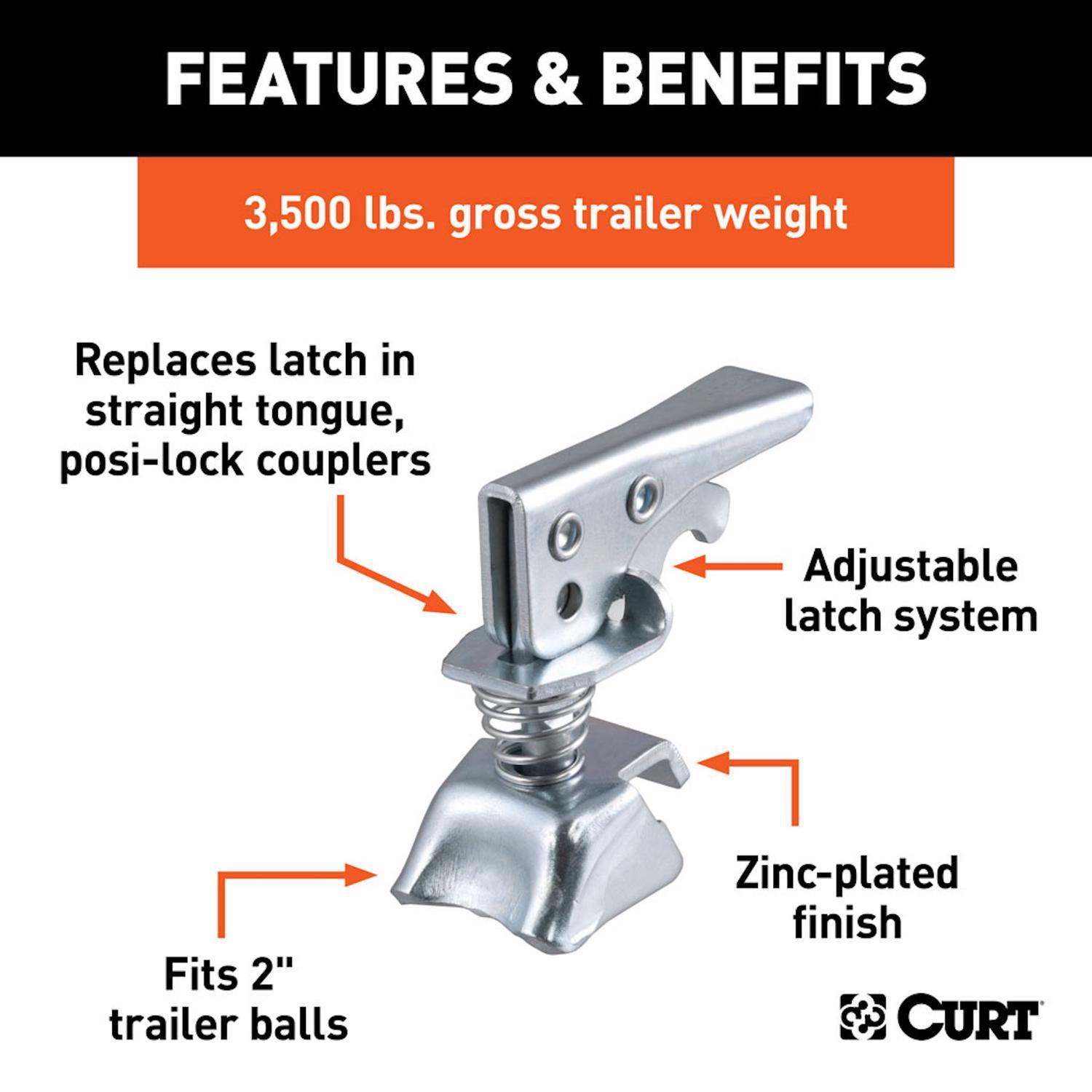 CURT 500 lb. cap. Replacement Coupler Latch