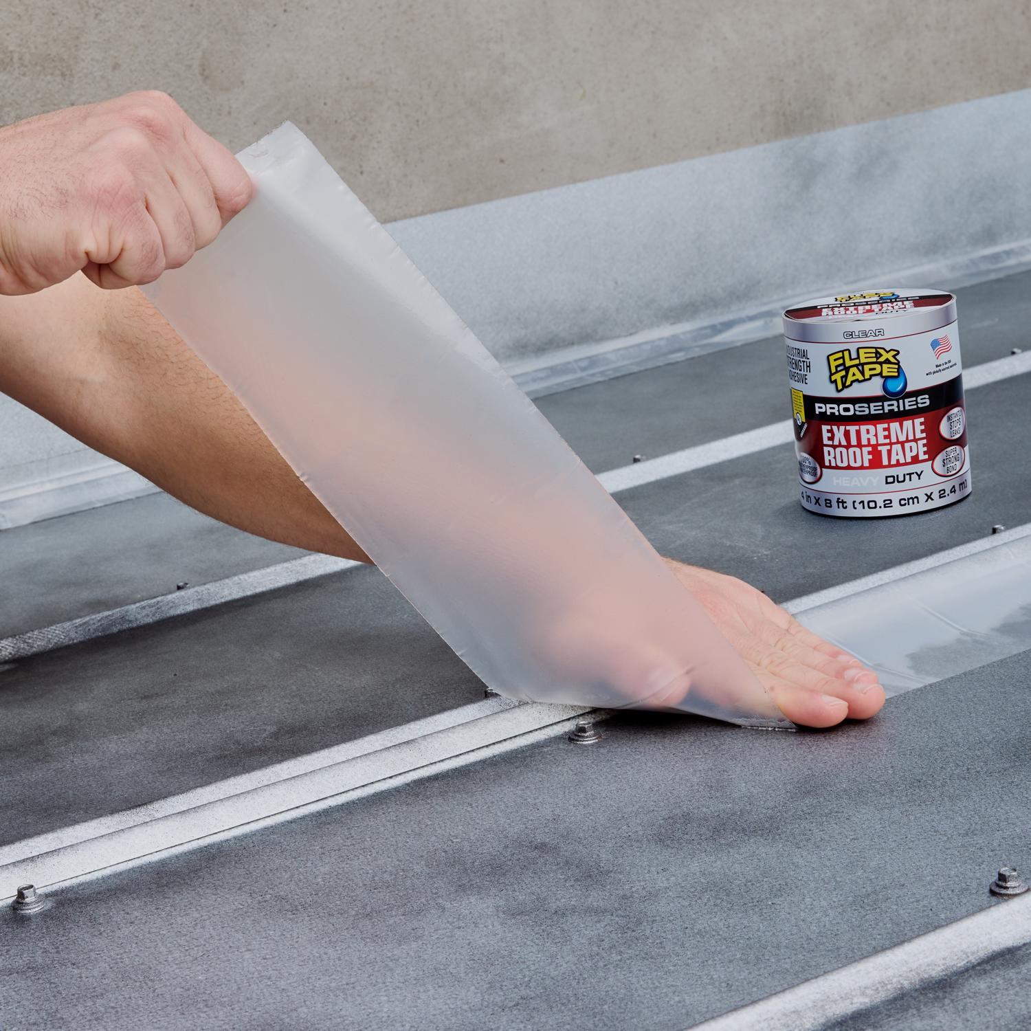 Flex Seal Family of Products Flex Tape Pro Series 4 in. W X 8 ft. L Clear Waterproof Repair Tape 1 p