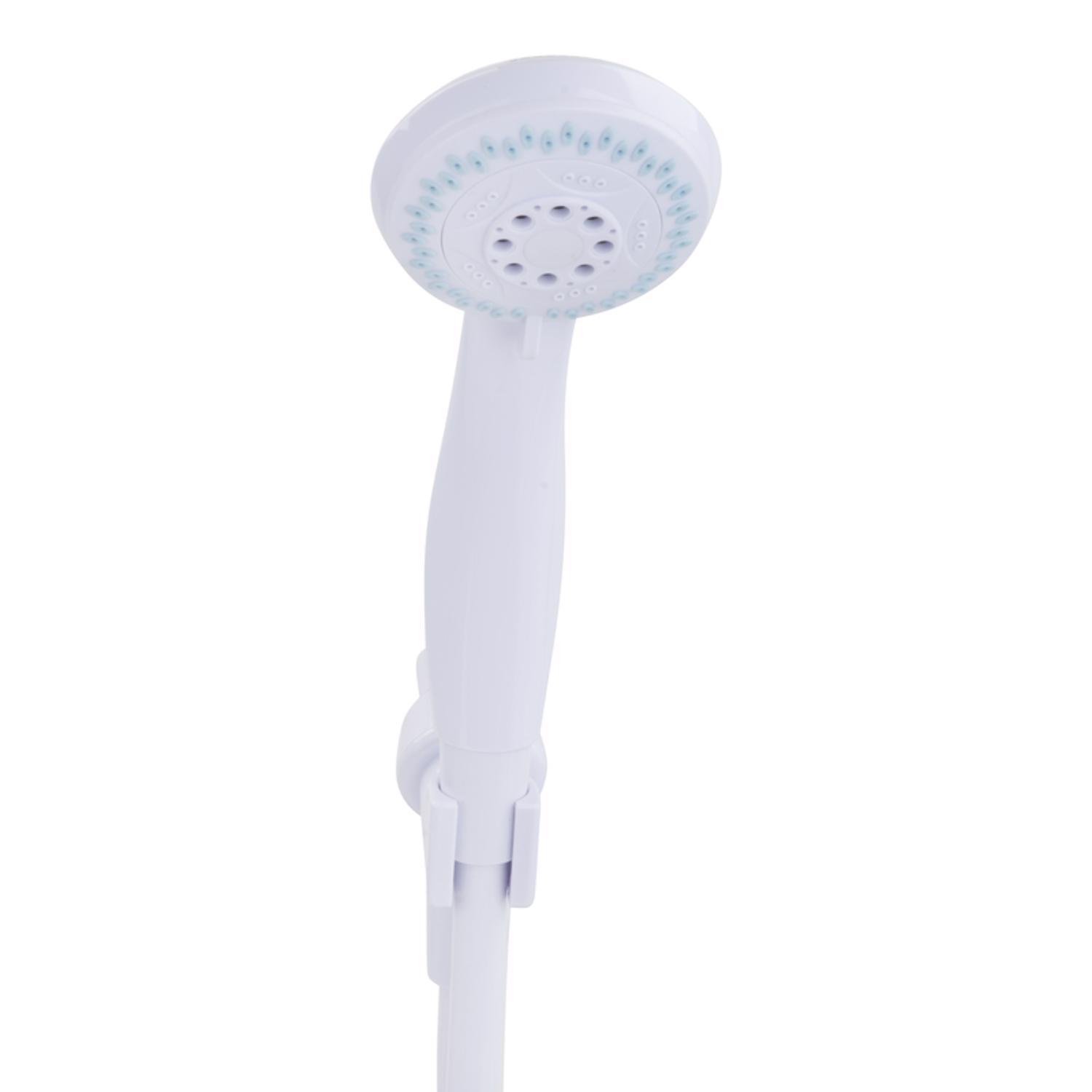 OakBrook White PVC 3 settings Handheld Showerhead 1.8 gpm