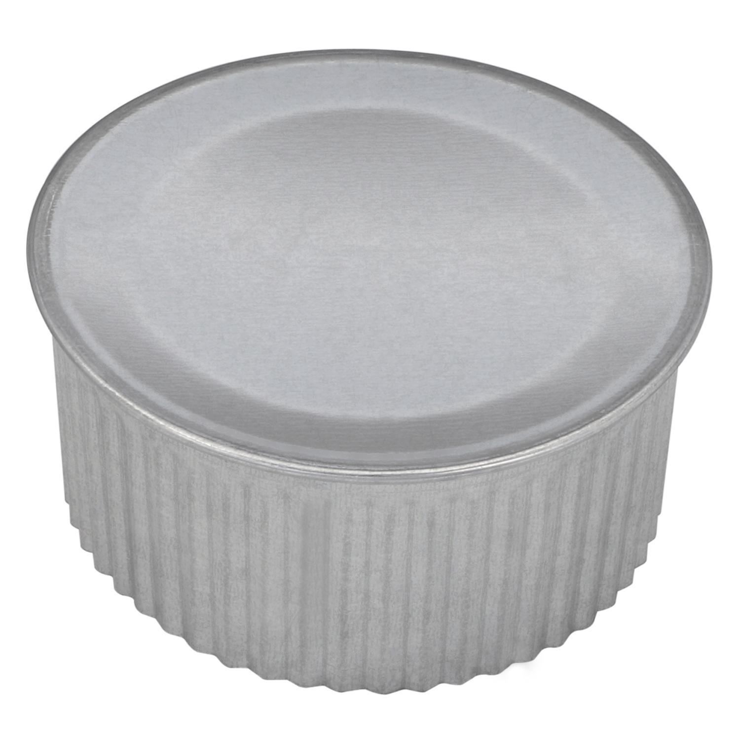 Imperial 4 in. D Galvanized Steel Crimped Pipe End Cap