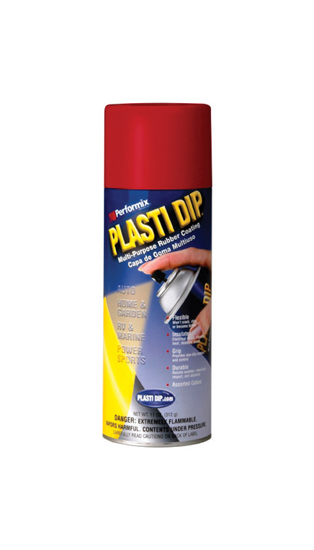 Plasti Dip Flat/Matte Red Multi-Purpose Rubber Coating 11 oz oz